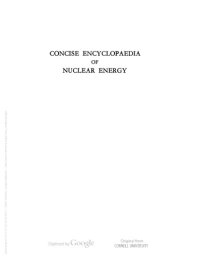 cover of the book Concise encyclopaedia of nuclear energy