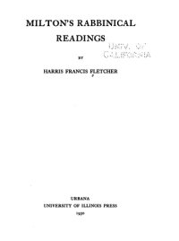 cover of the book Milton’s Rabbinical Readings