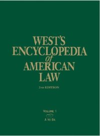 cover of the book West’s Encyclopedia of American Law (13 Volume Set)