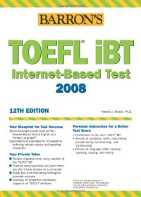 cover of the book TOEFL iBT. Internet-Based Test 2008