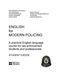 cover of the book English for modern policing: A practical English language course for law-enforcement students and professionals: Stusent’s book