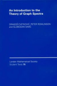 cover of the book An Introduction to the Theory of Graph Spectra