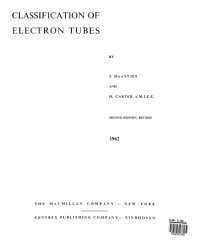 cover of the book Classification of Electron Tubes