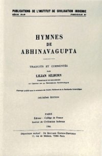 cover of the book Hymnes de Abhinavagupta