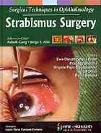 cover of the book Surgical techniques in ophthalmology : strabismus surgery