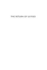 cover of the book The return of Ulysses. A cultural History of Homer’s Odyssey