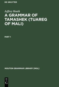 cover of the book A Grammar of Tamashek (Tuareg of Mali)