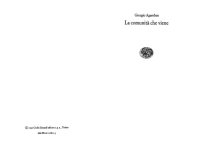 cover of the book La comunità che viene