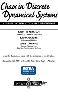 cover of the book Chaos in Discrete Dynamical Systems. A Visual Introduction in 2 Dimensions