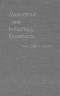 cover of the book Managerial and industrial economics