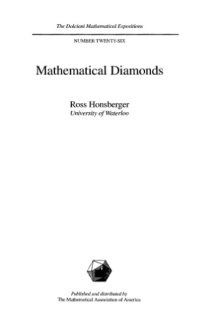 cover of the book Mathematical diamonds