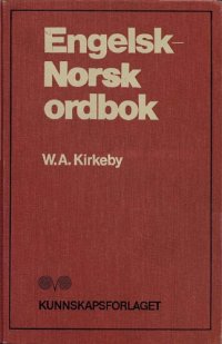 cover of the book Engelsk-norsk ordbok: stor utgave (English-Norwegian Dictionary: large edition)