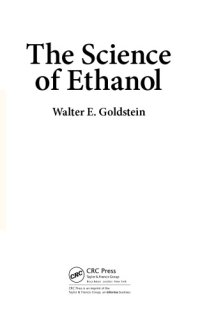 cover of the book The Science of Ethanol