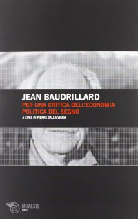 cover of the book Per una critica dell'economia politica del segno