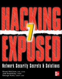 cover of the book Hacking Exposed 7.  Network Security Secrets and Solutions