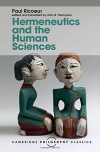 cover of the book Hermeneutics and the Human Sciences: Essays on Language, Action and Interpretation