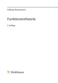 cover of the book Funktionentheorie