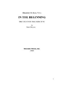 cover of the book In the Beginning