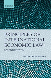 cover of the book Principles of International Economic Law