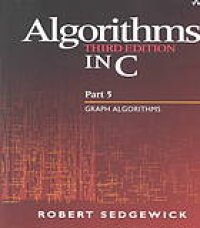 cover of the book Algorithms in C, Part 5: Graph Algorithms