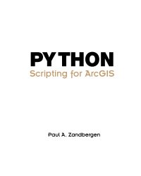 cover of the book Python Scripting for ArcGIS