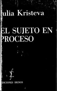 cover of the book El sujeto en proceso