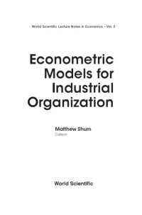 cover of the book Econometric Models for Industrial Organization