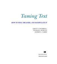 cover of the book Taming Text. How to find, organize and manipulate it