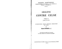 cover of the book Contre Celse, Tome 4: Livres VII et VIII - Bilingual edition - édition bilinguale