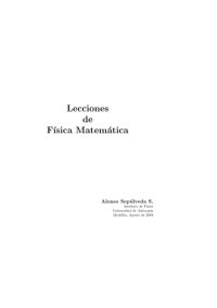 cover of the book Lecciones de física matemática