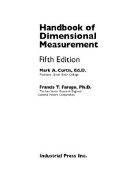 cover of the book Handbook of Dimensional Measurement