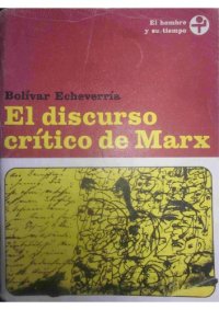 cover of the book El discurso crítico de Marx