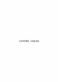 cover of the book Contre Celse. Tome II (Livres III et IV)