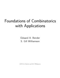 cover of the book Foundations of Combinatorics with Applications