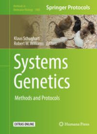 cover of the book Systems Genetics: Methods and Protocols