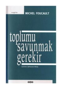 cover of the book Toplumu savunmak gerekir