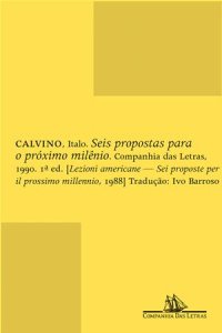 cover of the book Seis propostas para o próximo milênio - Lições americanas