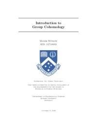 cover of the book Introduction to Group Cohomology [thesis]