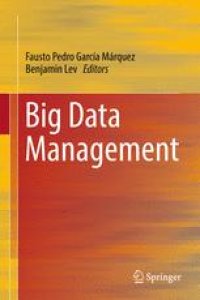 cover of the book Big Data Management 