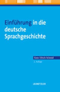 cover of the book Einführung in die deutsche Sprachgeschichte