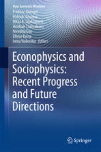 cover of the book Econophysics and Sociophysics: Recent Progress and Future Directions