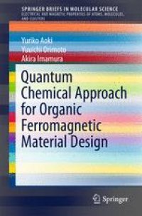 cover of the book Quantum Chemical Approach for Organic Ferromagnetic Material Design