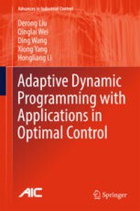 cover of the book Adaptive Dynamic Programming with Applications in Optimal Control