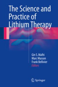 cover of the book The Science and Practice of Lithium Therapy