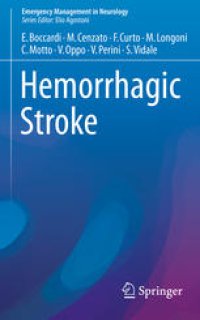 cover of the book Hemorrhagic Stroke