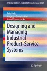 cover of the book Designing and Managing Industrial Product-Service Systems