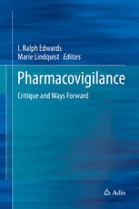 cover of the book Pharmacovigilance: Critique and Ways Forward