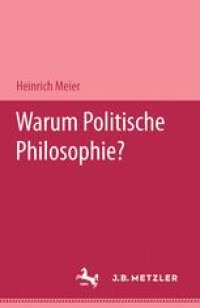 cover of the book Warum Politische Philosophie?