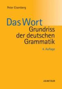 cover of the book Grundriss der deutschen Grammatik: Band 1: Das Wort