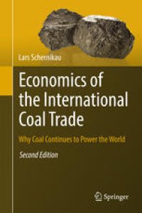 cover of the book Economics of the International Coal Trade: Why Coal Continues to Power the World